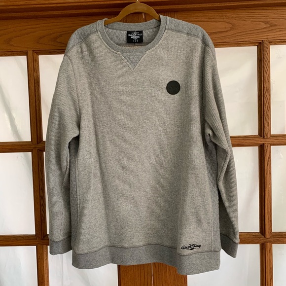 [Disneyland] Grey Quilted Crewneck Pullover - Picture 2 of 7